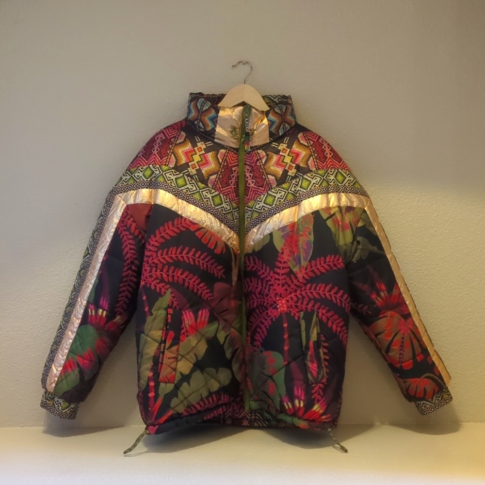 Farm Rio Tropical Rauti Puffer Jacket XL
